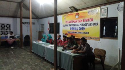 Pelantikan dan Bimtek KPPS PEMILU 2019